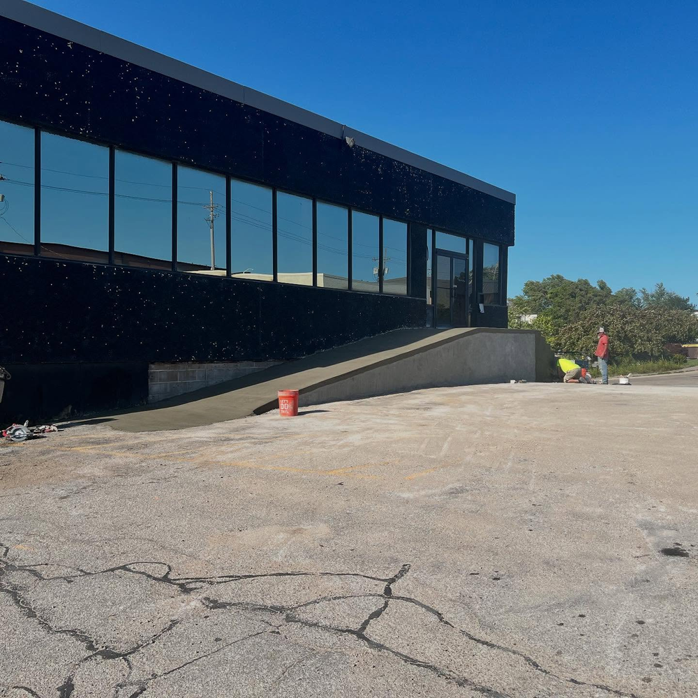 Before concrete repair